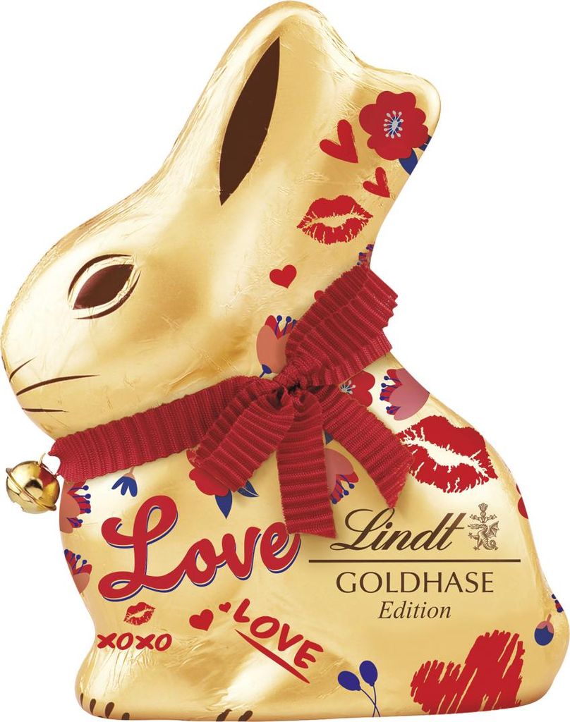 Lindt Goldhase Message Edition mit Süßer Botschaft der Klassiker 100g