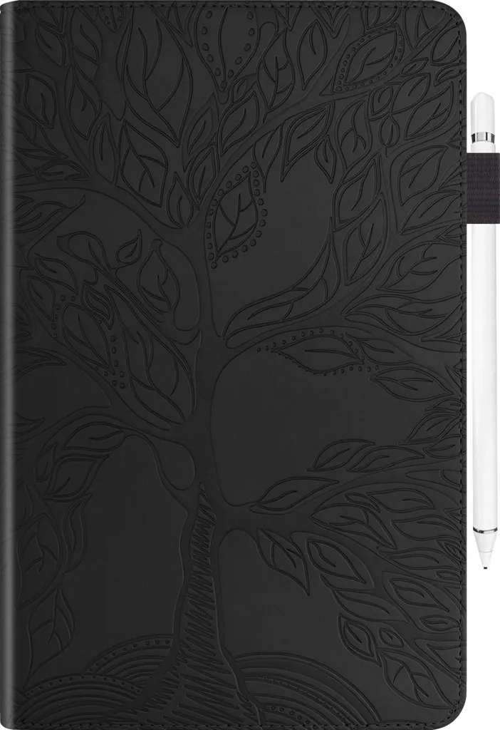 Honor Pad X8a 11 Cover - Protezione Similpelle Nera con Supporto - 2