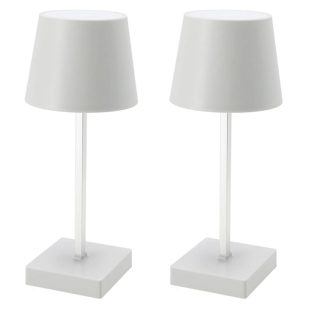 2er Set Tischleuchte mit Touchfunktion Warmweiß USB Produktbild 