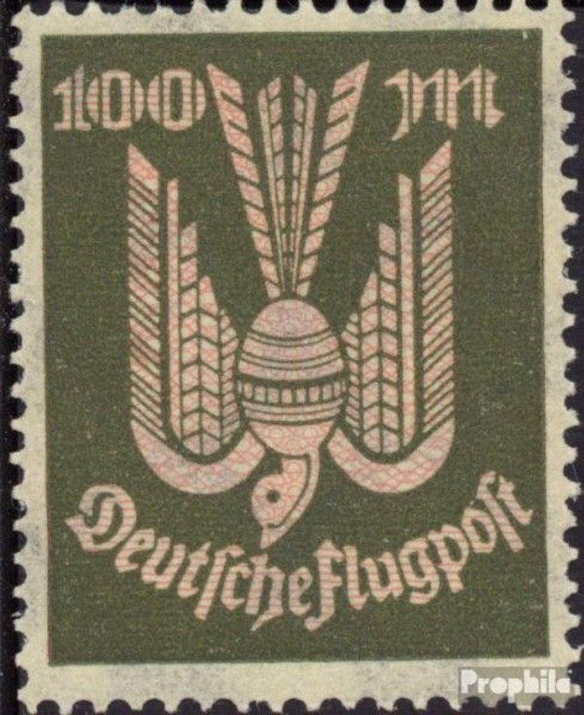 Briefmarken Deutsches Reich 1923 Mi 237 gestempelt Flugpost
