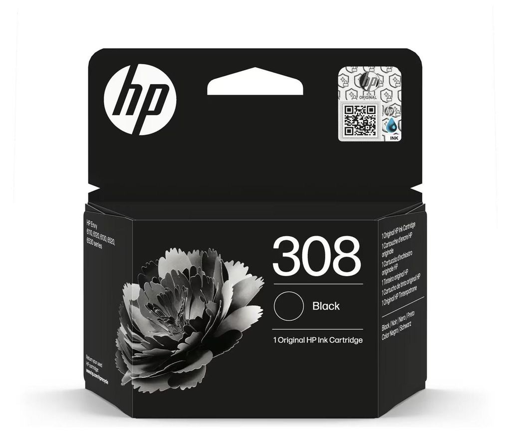 HP 7FP21UE Tintenpatrone schwarz No. 308 Produktbild 