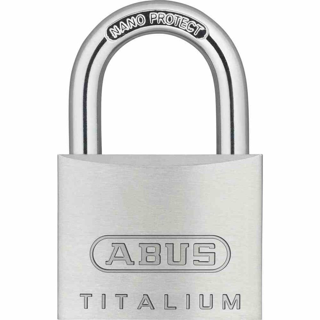 ABUS 569-555 Vorhangschoss 64TI/40 HB40 aus TITALIUM, silber