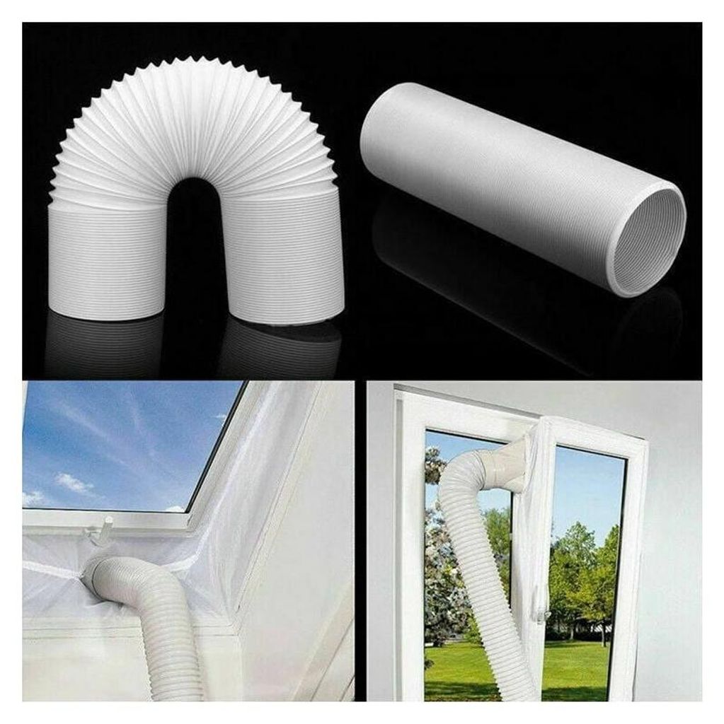 130 mm, 1,5 m, Abluftschlauch für Klimaanlagen, Abluftschlauch, Universal-Schlauch-Set für mobile Klimaanlagen, Durchmesser für Klimaanlage, Luf...