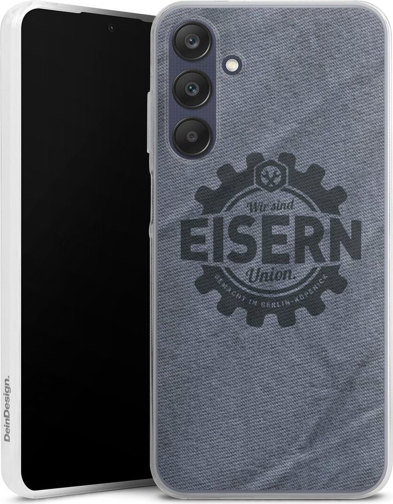 DeinDesign Slim Hülle für Samsung Galaxy A25 5G Silikon Case Ultra Dünn Handyhülle 1. FC Union Berlin FCU Offizielles Lizenzprodukt