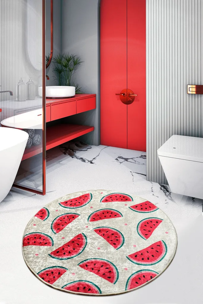 Tapis de bain 100% micropolyamide Mijolnir Karpuz haute densité 700g/m²