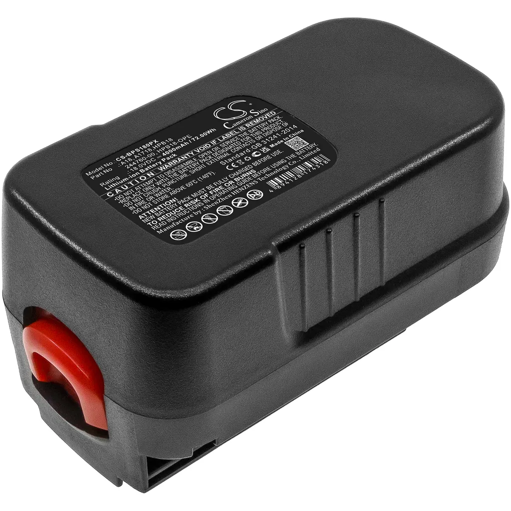 Batterie Haute Capacité TECHTEK 18V compatible Black & Decker CCS818 - 2