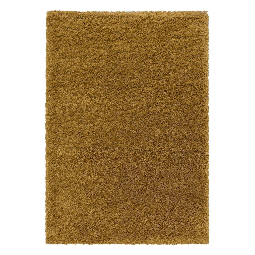 Hochflor Teppich SYDNEY Gold 80 x 150 cm