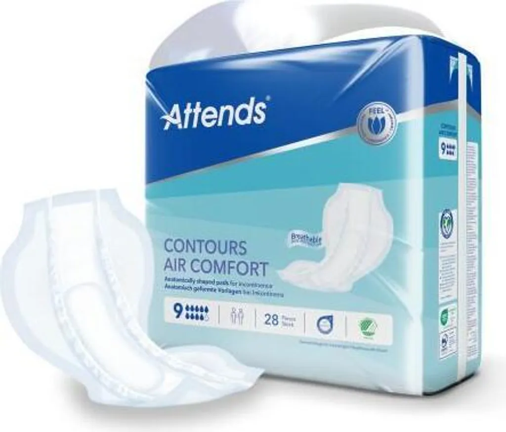 Attends Contours Air Comfort 9 28 pz