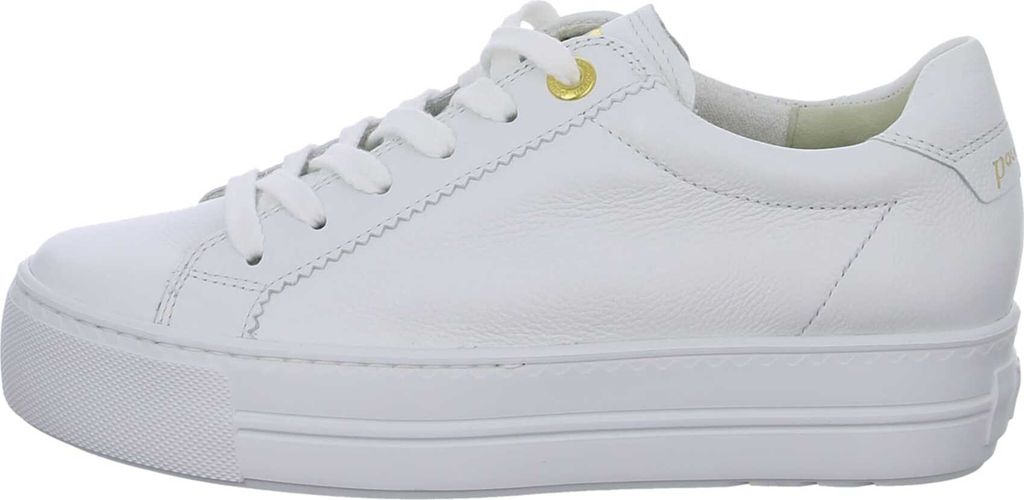 Casualowe sznurowane buty damskie w kolorze białym Zdjęcie produktu 