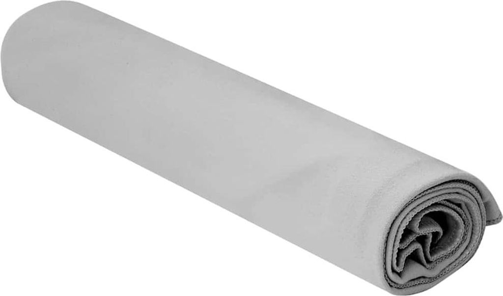 vidaXL Sporthandtücher 2 pcs Grau 100 x 50 cm Polyester und Polyamid