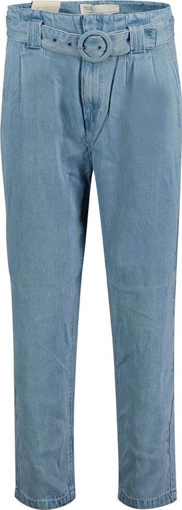 Salsa Jeans Baggy Paper Bag Crop Hosen Blau L / 28 Frau Blau L