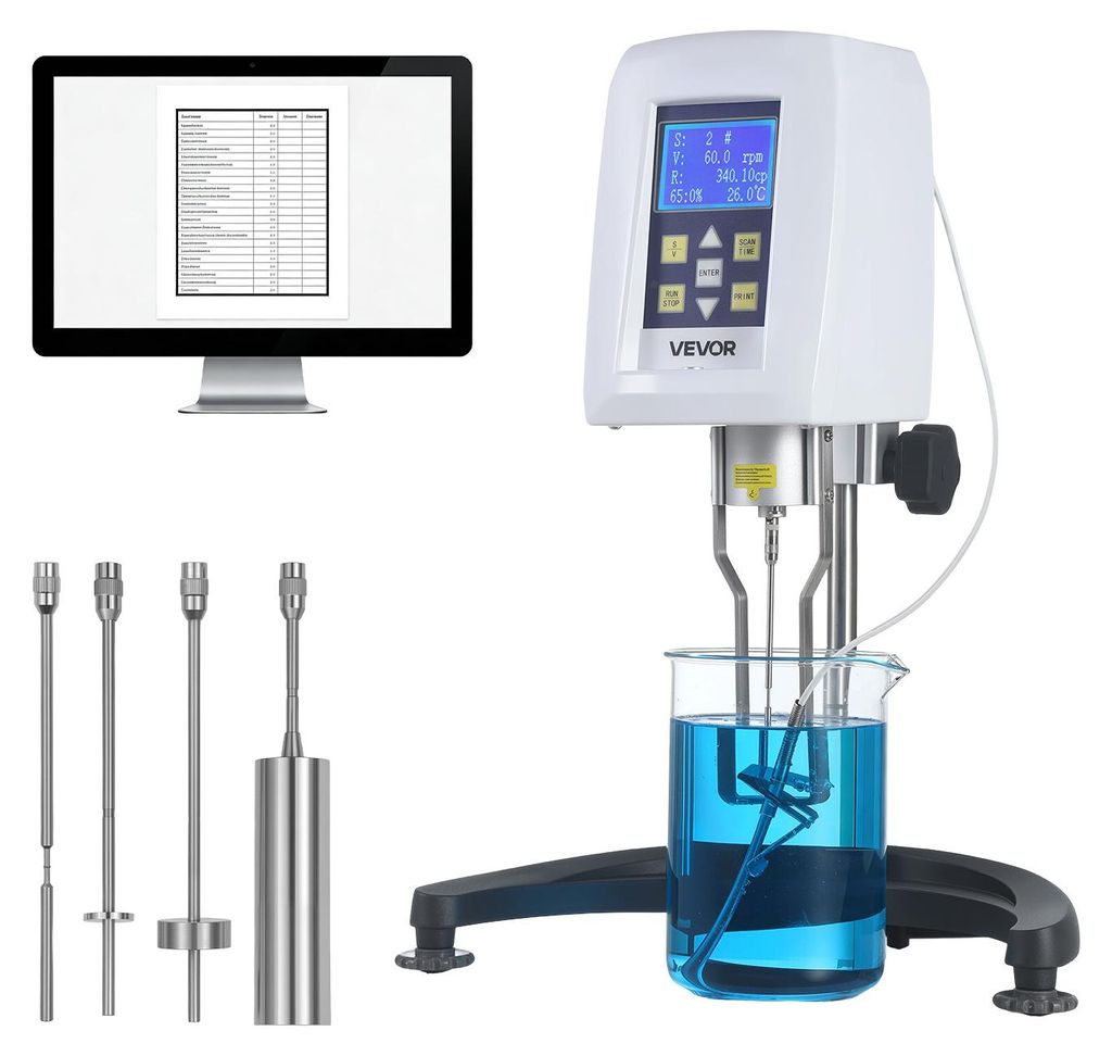 VEVOR Viscometro rotativo con display digitale 10-100.000 Immagine del prodotto 