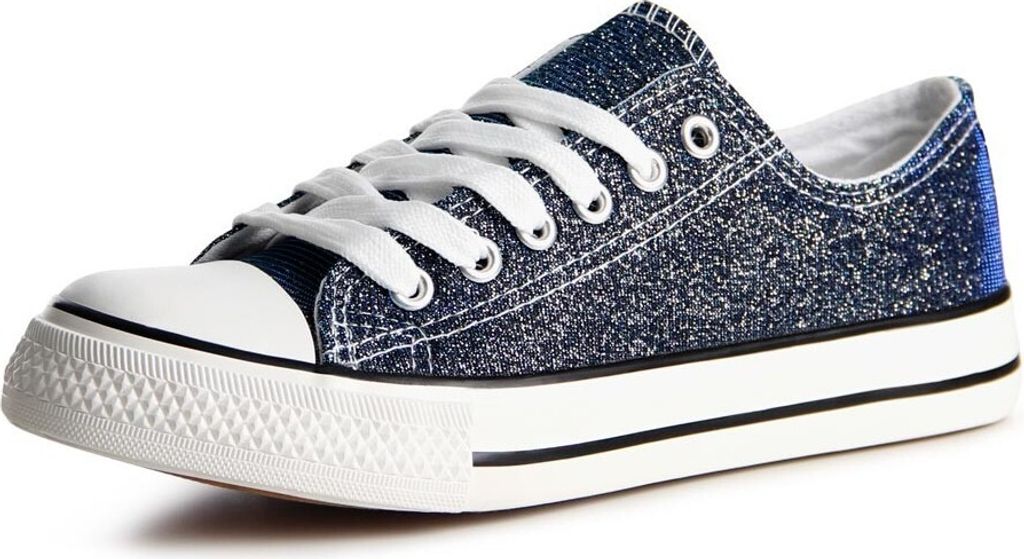 topschuhe24 789 Damen Sneaker Turnschuhe, Farbe:Blau, Größe:37 EU