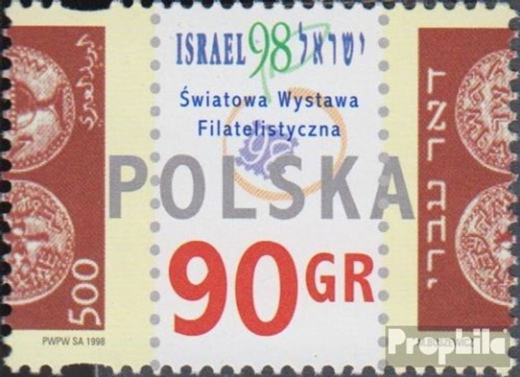Briefmarken Polen 1998 Mi 3713 (kompl.Ausg.) postfrisch Briefmarkenausstellung