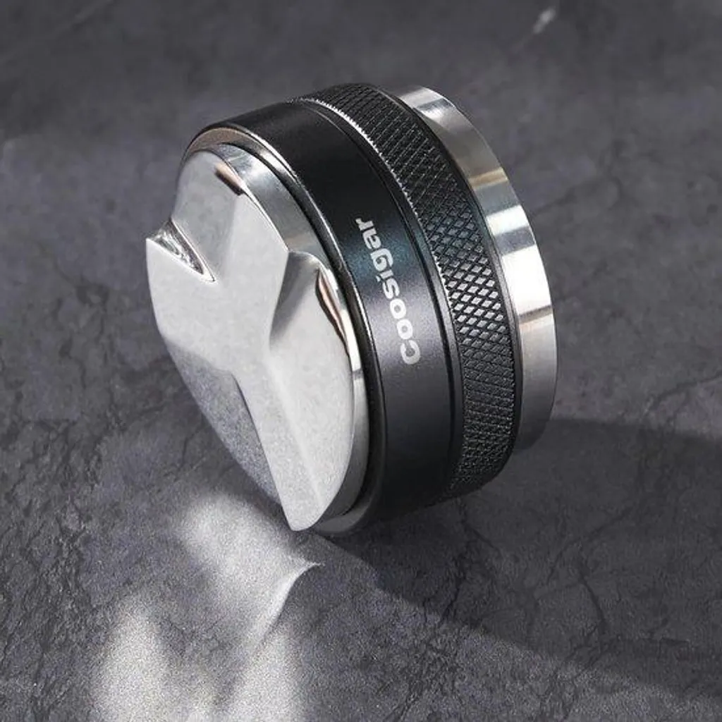 Tampon à espresso professionnel 58 mm pour porte-filtre E61 en inox