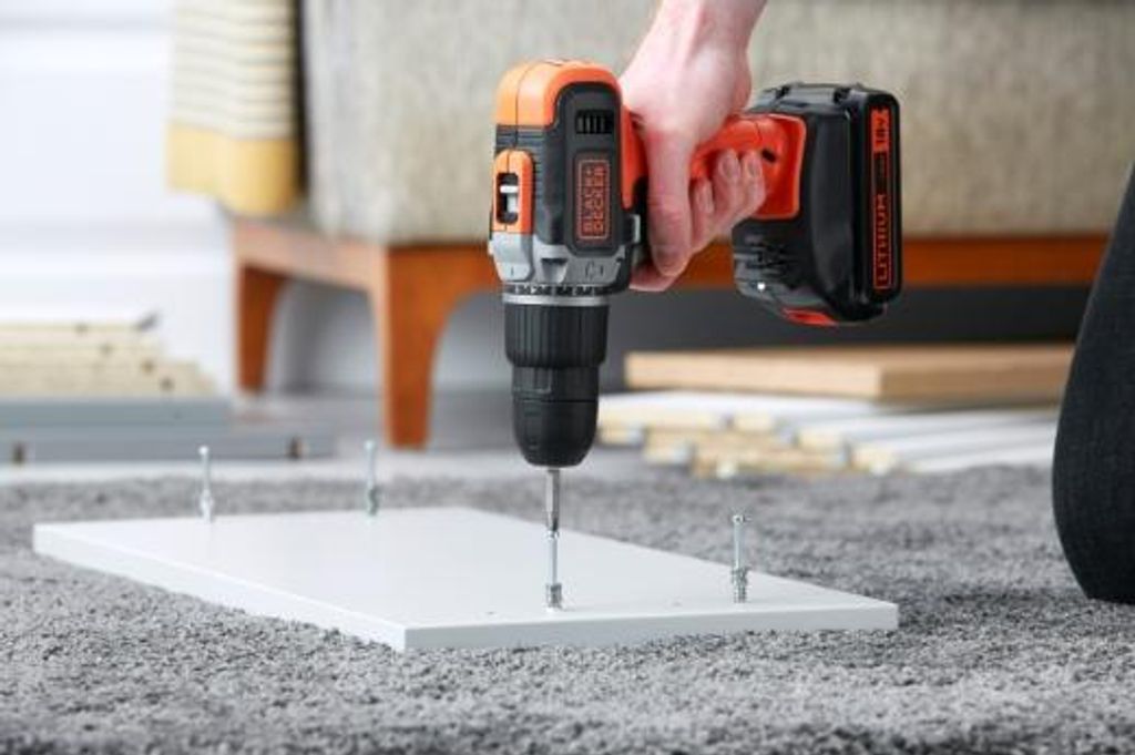 Black&Decker Akku-Schlagbohrschr. 18V 2x1,5Ah Kof BCD003C2K Image du produit 