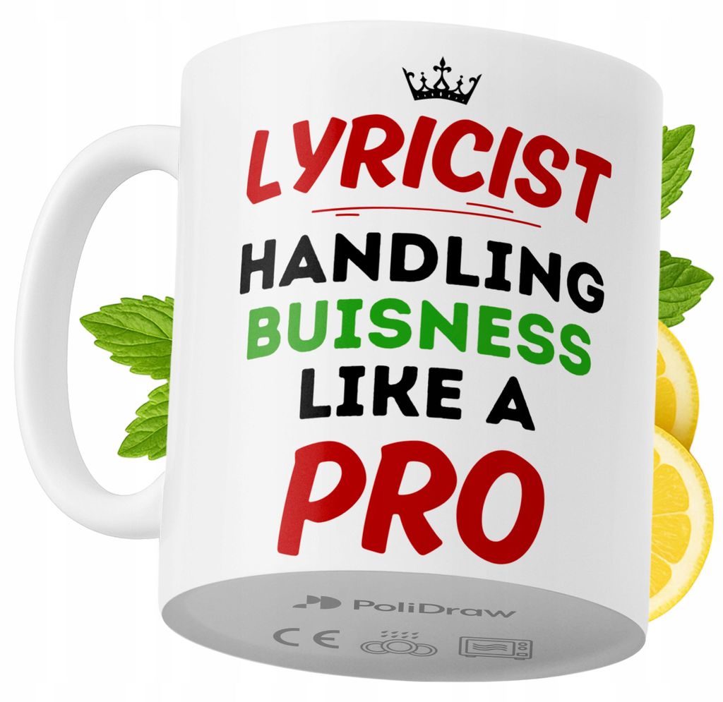 Lustige Tasse für Liedtexter - Kaffee- oder Teetasse mit witzigem Textdesign - ideal für Geburtstage, Namenstage, Feiertage und besondere Anläss...