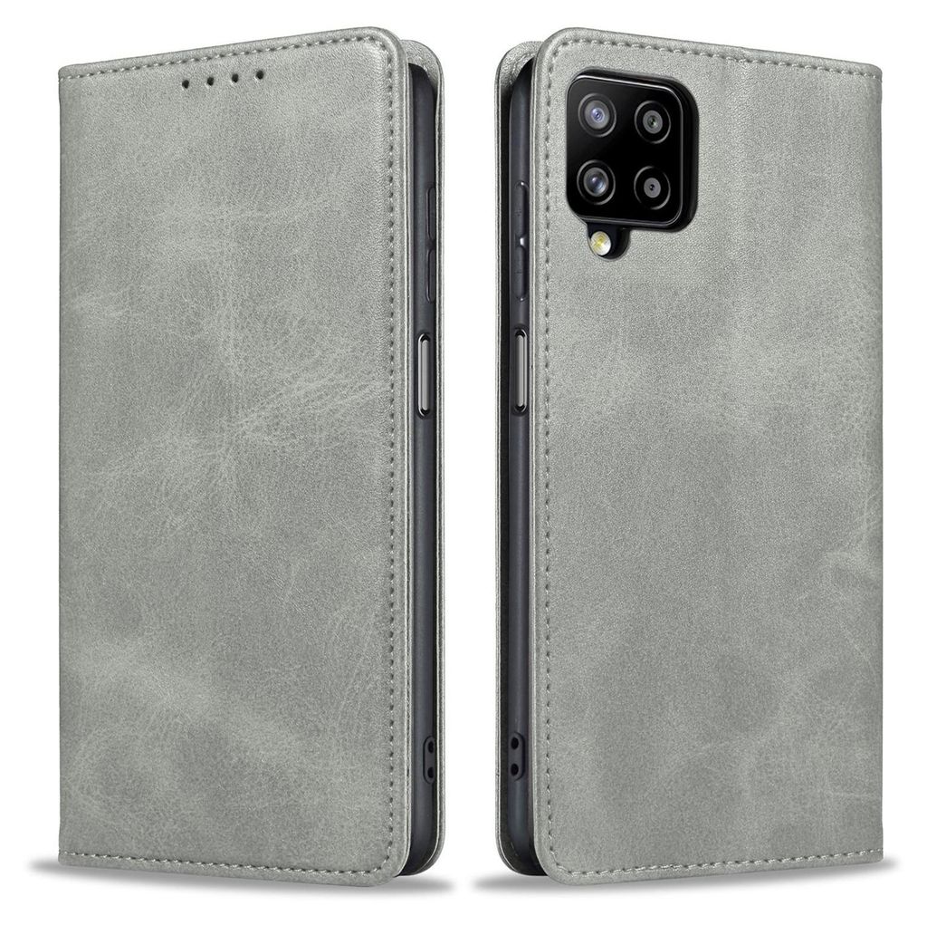 Handyhülle für Samsung Galaxy A12 Kunstleder Flip Cover Produktbild 
