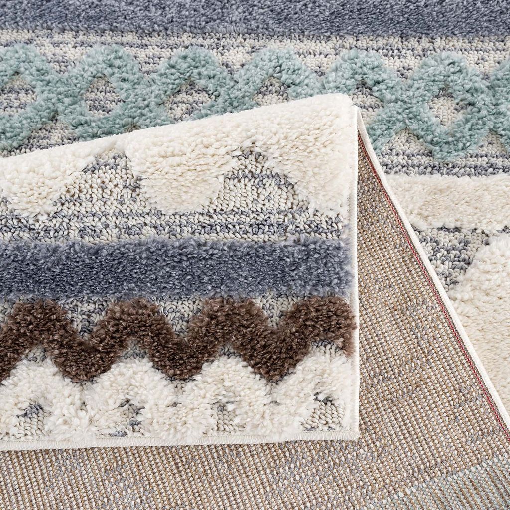 Carpet City Teppich-Läufer Shaggy Hochflor - Moder Produktbild-Vorschau 8