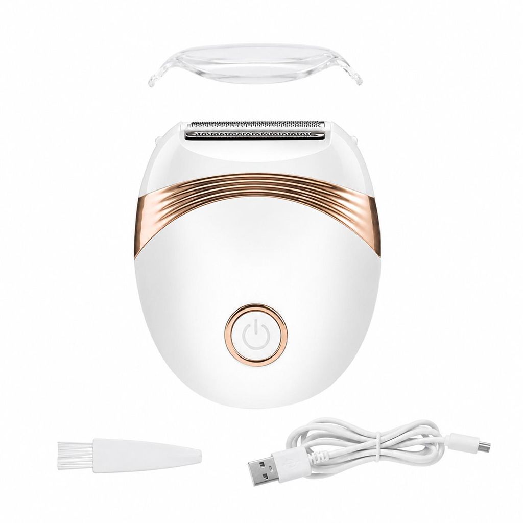 Elektrischer Damenrasierer kabellos USB, Bikini & Produktbild 