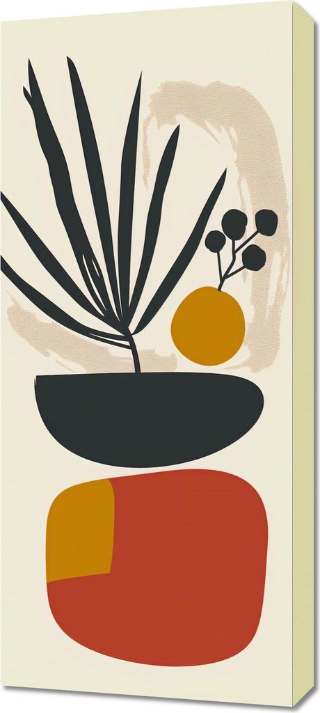 Bild 40x90cm Botanischer Einblick