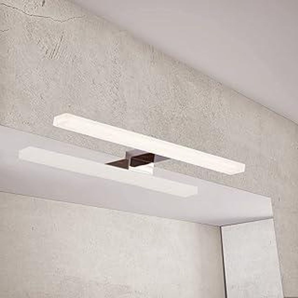 DILUMEN Spiegellampe Badezimmer,5w 600lm 30cm,Badezimmerlampe Wand,Spiegelleuchte Bad Warmweiß 3000K,Led Badleuchte 230v IP44 Spiegel Lampe Bad Wa...