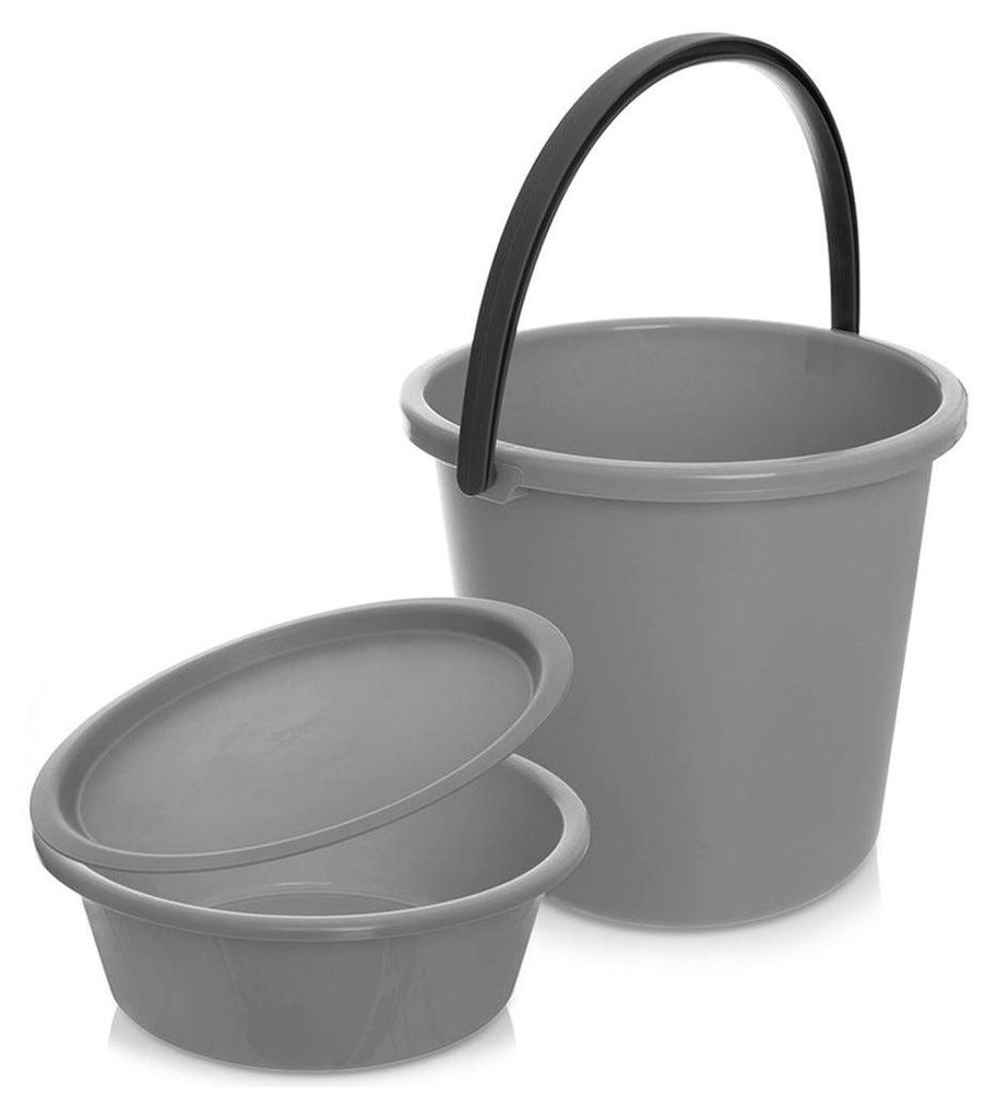 Wiadro z miską i pokrywką 5 / 13l 3 el. Zdjęcie produktu 