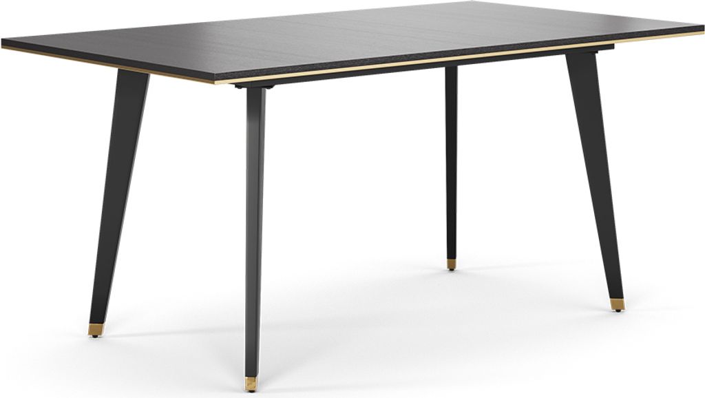 Table de salle à manger Vicco Goldamo Noir 200x90cm Image du produit 