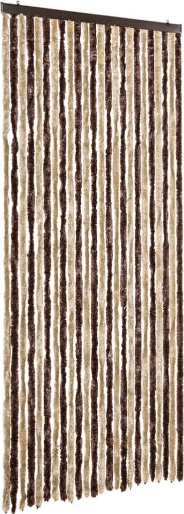 vidaXL Insektenschutz-Vorhang Beige und Hellbraun 100x220 Produktbild 