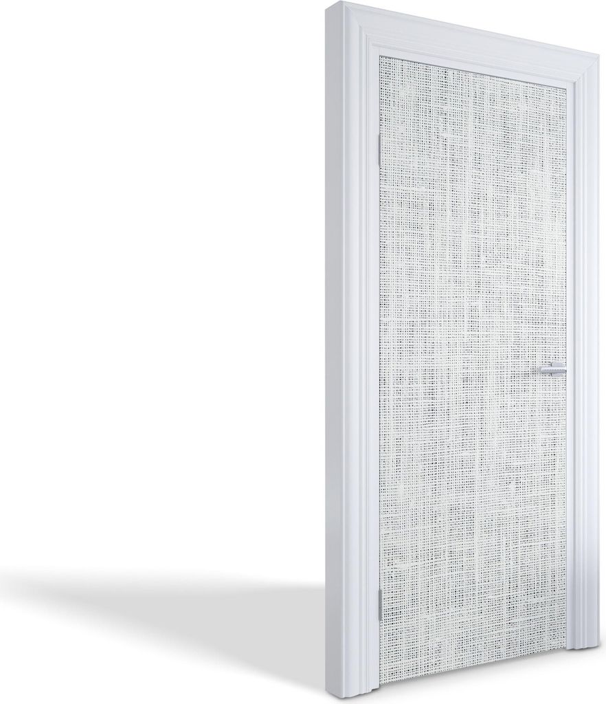 Türfolien Design Selbstklebende Wandsticker Türtapeten - Gewebter Stoff - 85 x 205 cm