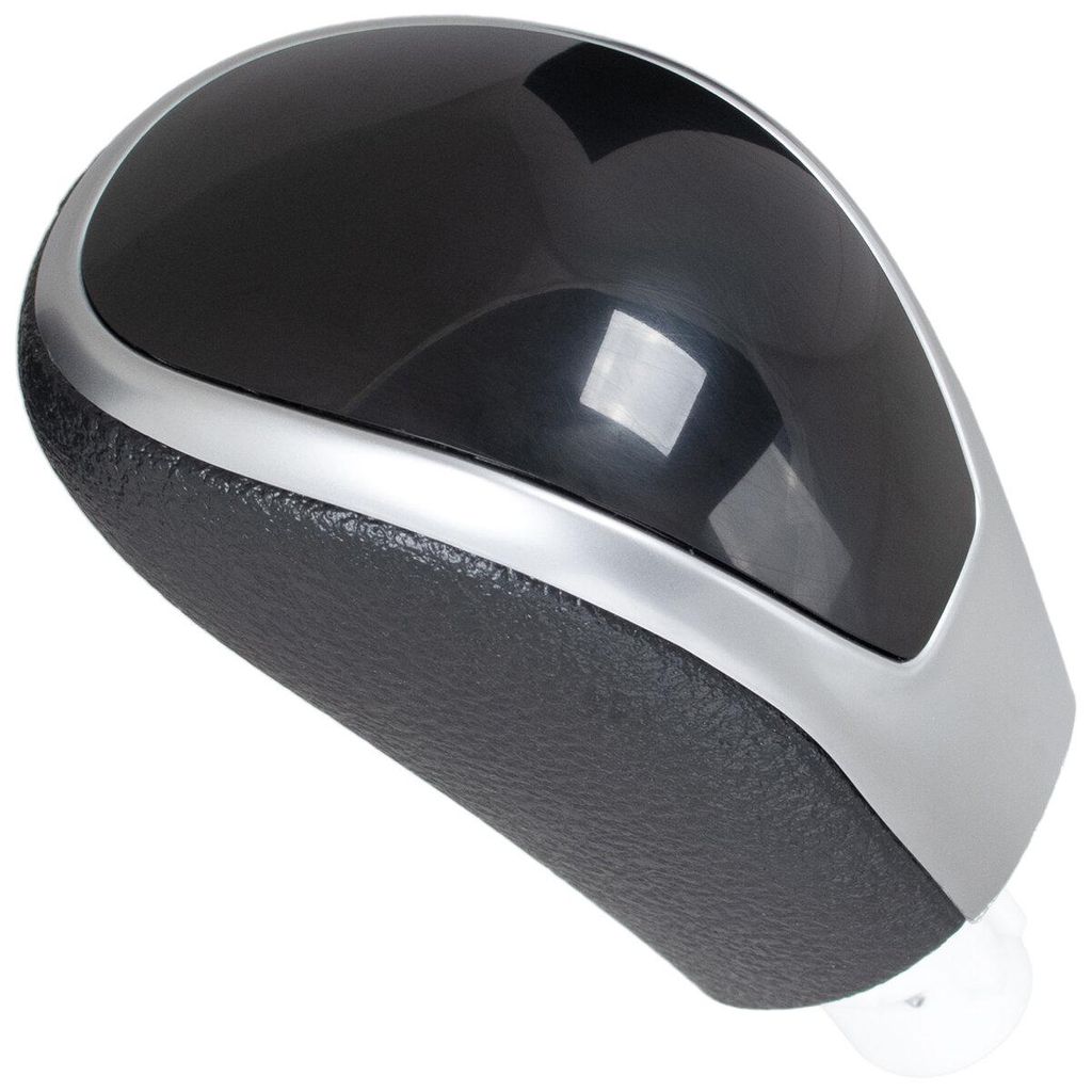 Pomello cambio automatico nero argento per Nissan Qashqai Immagine del prodotto 