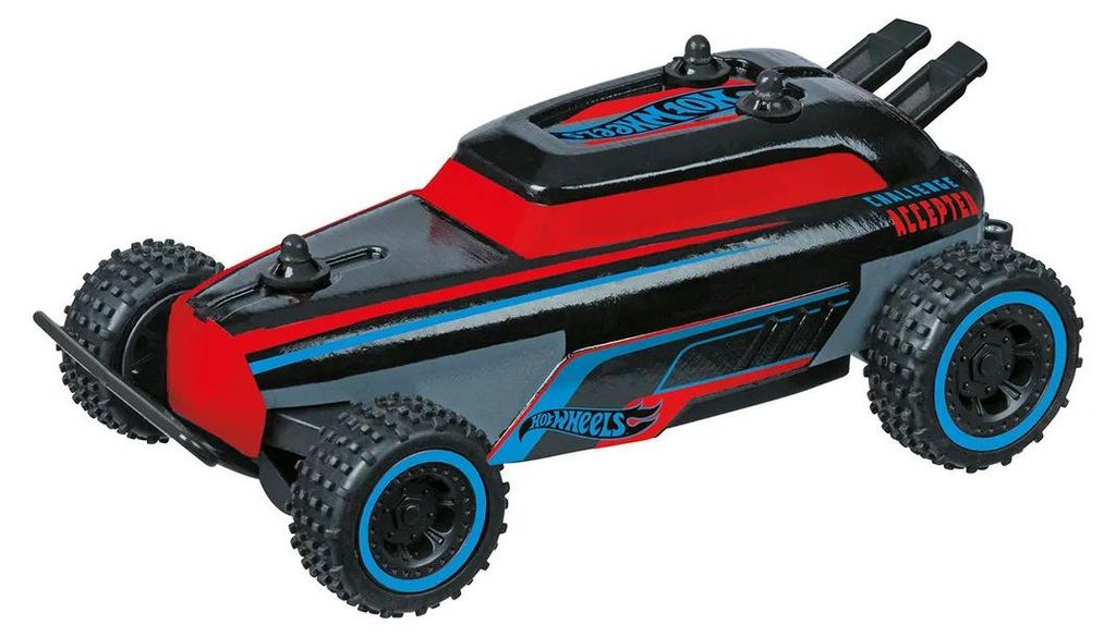 Hot Wheels Auto RC Micro Rip Rod 1:28 Kinder Spielzeug ferngesteuertes Fahrzeug schwarz