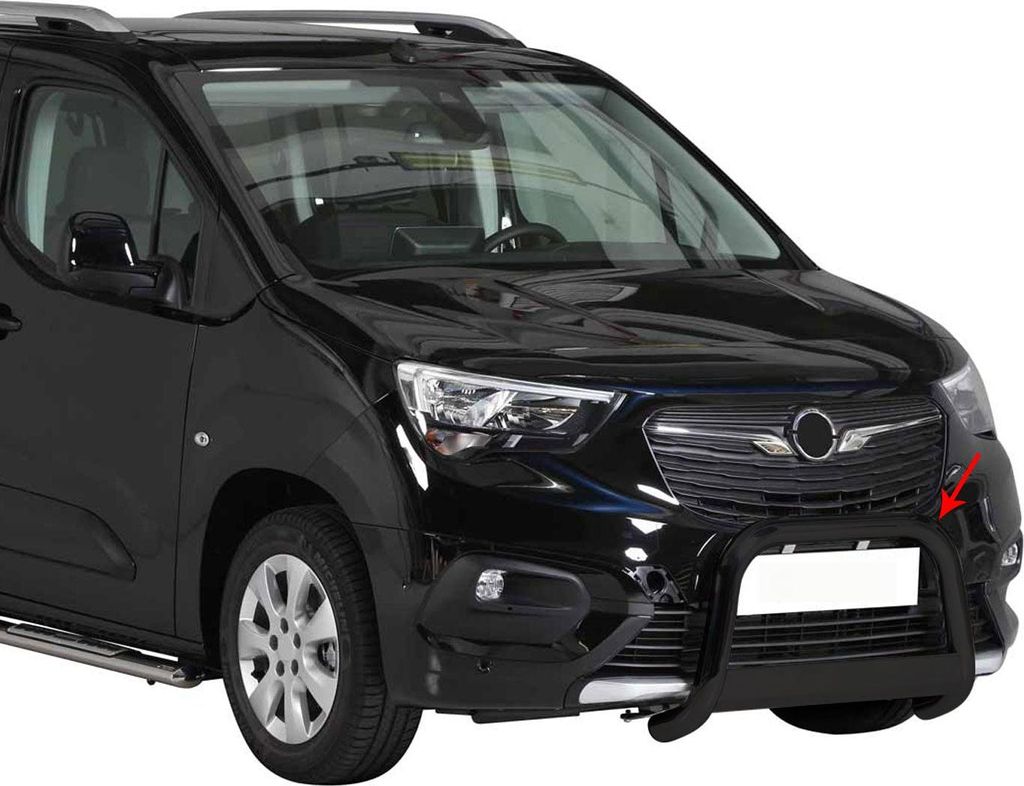 Frontbügel Frontschutzbügel für Opel Combo 2018-2025 ø63mm Stahl Schwarz Schutz