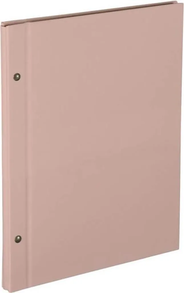 Album photo A4 Harmaa rose poudré avec reliure haute qualité et 40 pages