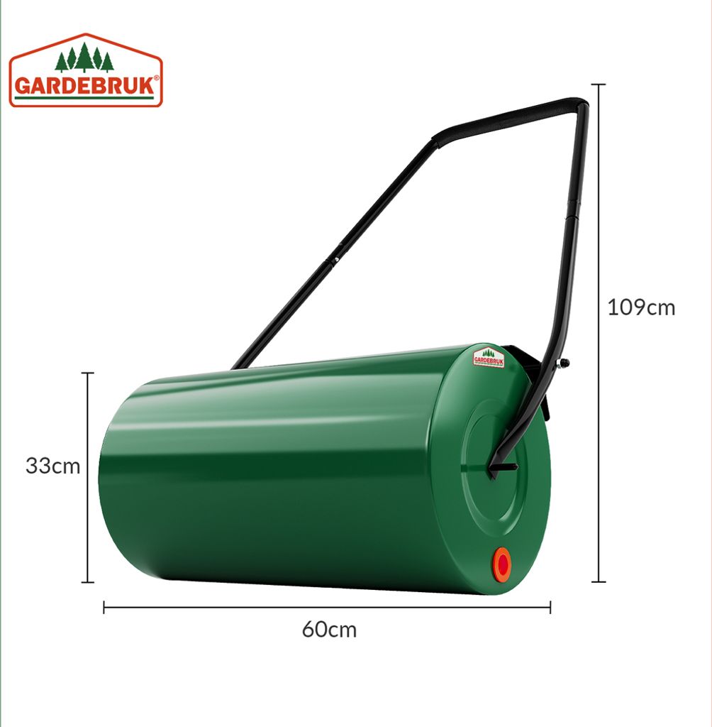 GARDEBRUK® Rasenwalze 60cm 50L gepolsterter Griff Produktbild 7