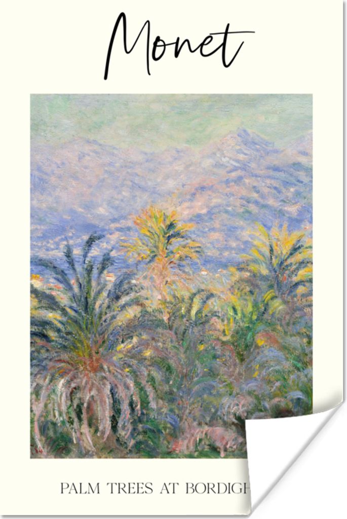 MuchoWow Poster Monet - Malerei - Alte Meister 40x60 cm - Plakate für die Wand - Poster Babyzimmer