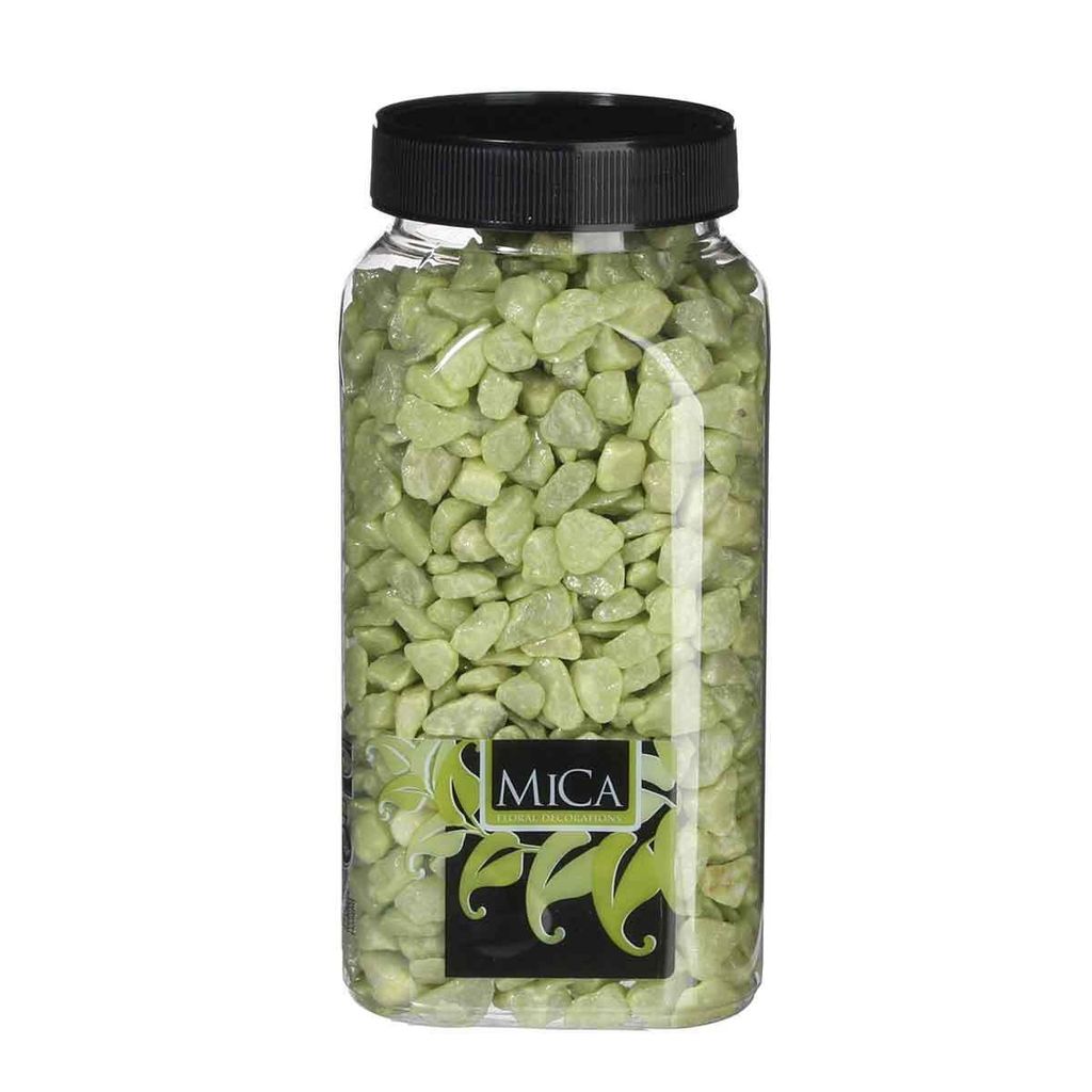 Mica Dekorative Steine lime 650 ml 1 kg Produktbild 