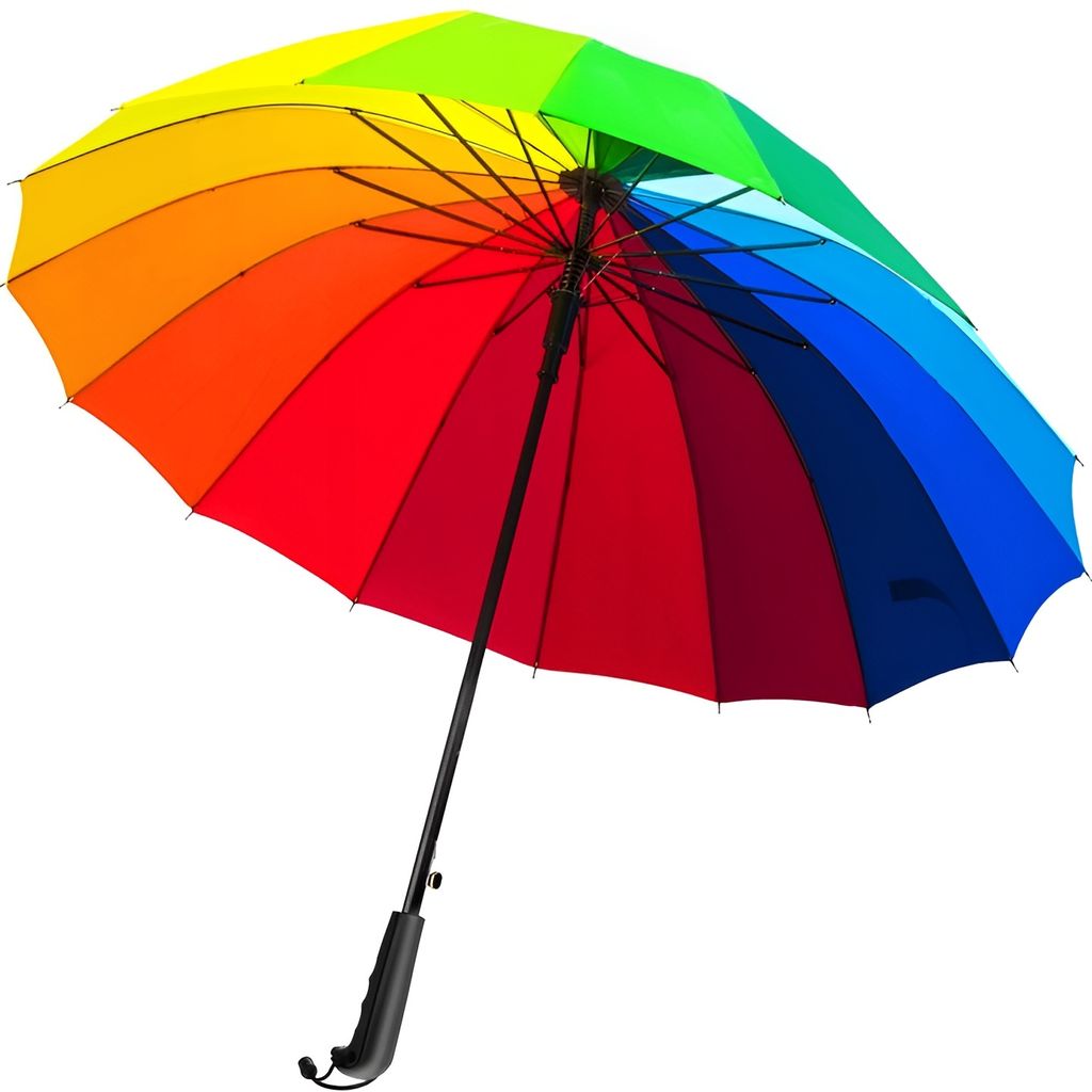 Ombrello Pieghevole Grande Arcobaleno Ombrello Automatico Immagine del prodotto 
