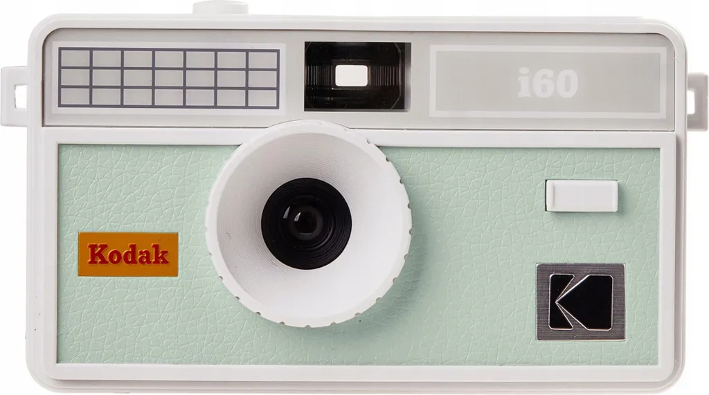 Appareil Photo Argentique Réutilisable Kodak i60 Flash en Gris Menthe
