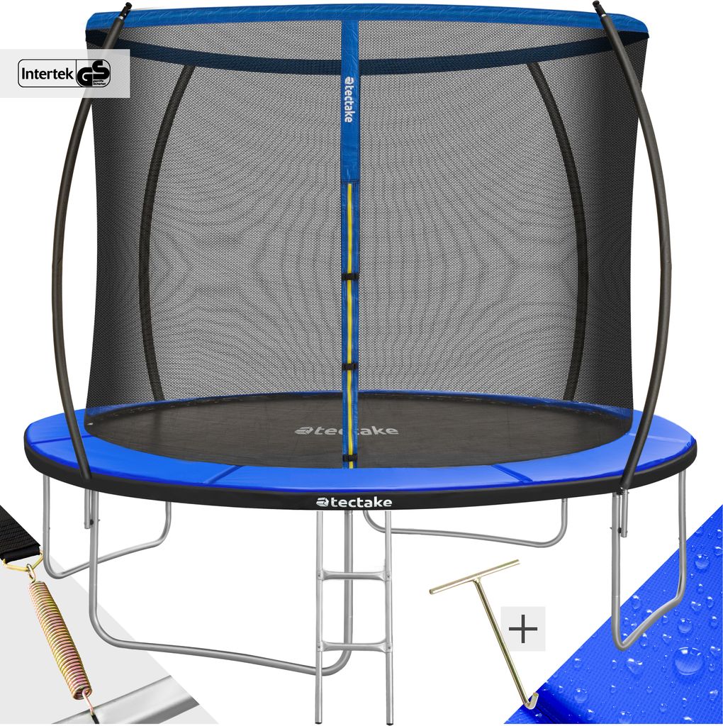 tectake® Trampolin Jumpy Ø 305 cm, GS- mit Sicherheitsnetz Produktbild 