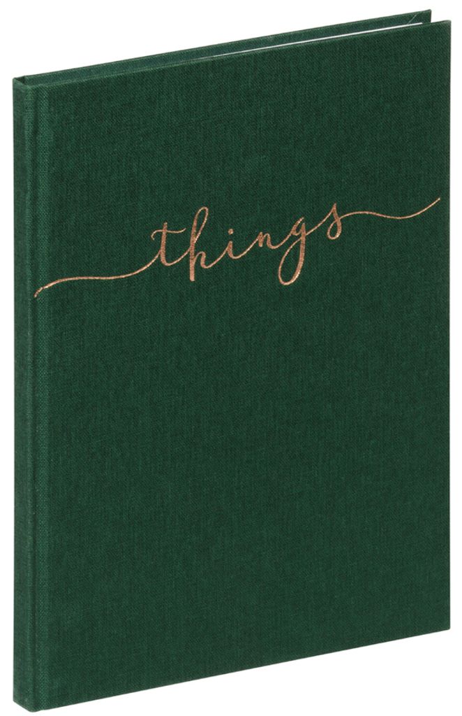 PAGNA Notizbuch "things" DIN A5 blanko minze