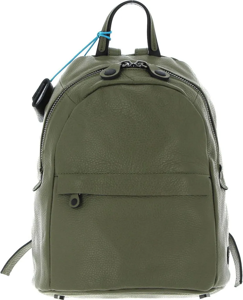 Sac à Dos de Ville Gabs Anita Cuir pour Travail et Loisirs Noir Kaki
