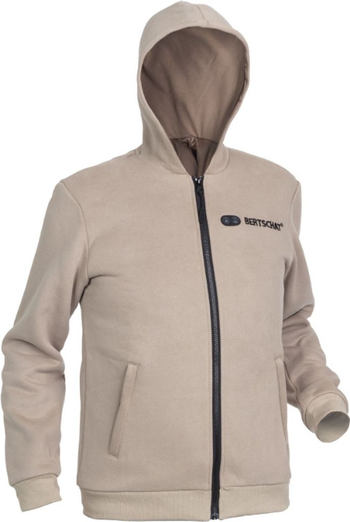 Beheizbarer Herren Hoodie Beige - Dual Heating