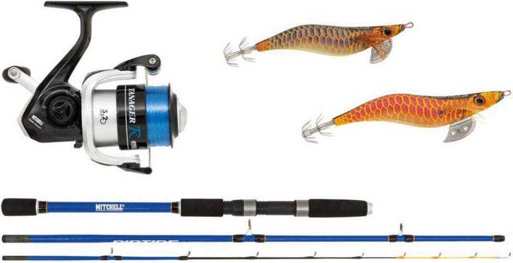 Mitchell Riptide R Squid Angelset Blau,Schwarz 1.80 m / 10-25 g Blau,Schwarz 1.80 m