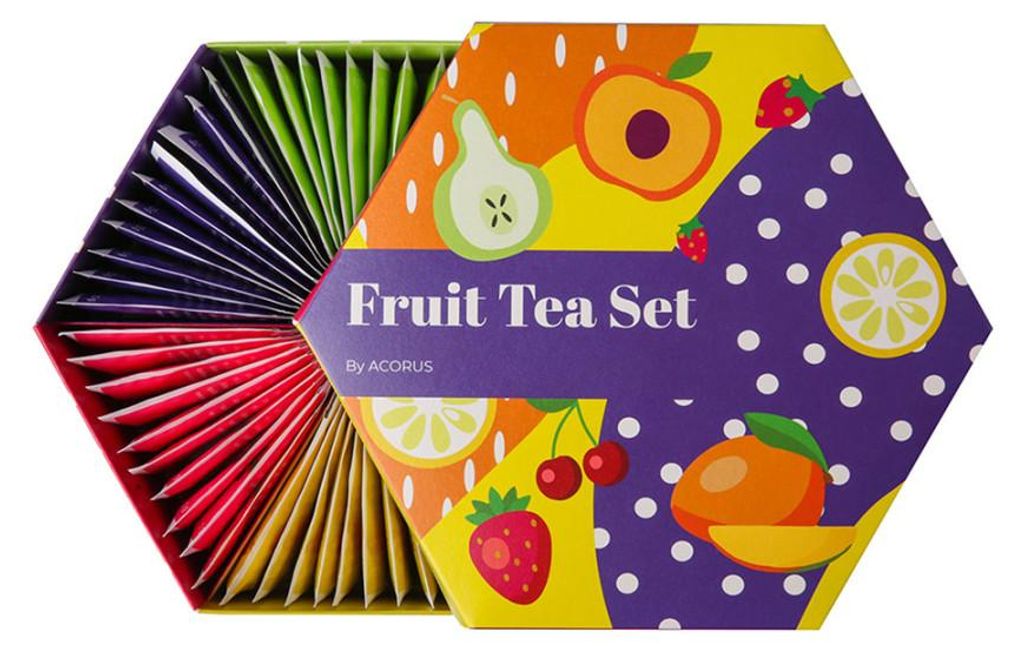 ACORUS Fruit tea set 135g (60 sachets, collection de thé) Image du produit 