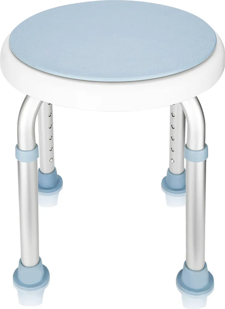 Sedile Doccia SWANEW in Alluminio: Sgabello Regolabile 136kg Max
