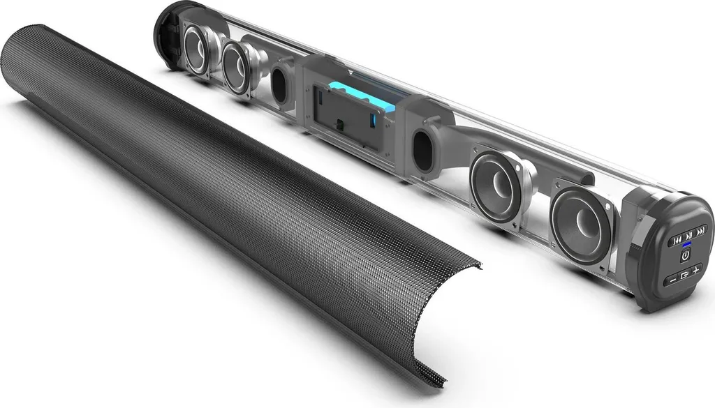 Enceinte de bibliothèque active BS-10 cuir noir son haute résolution - 7