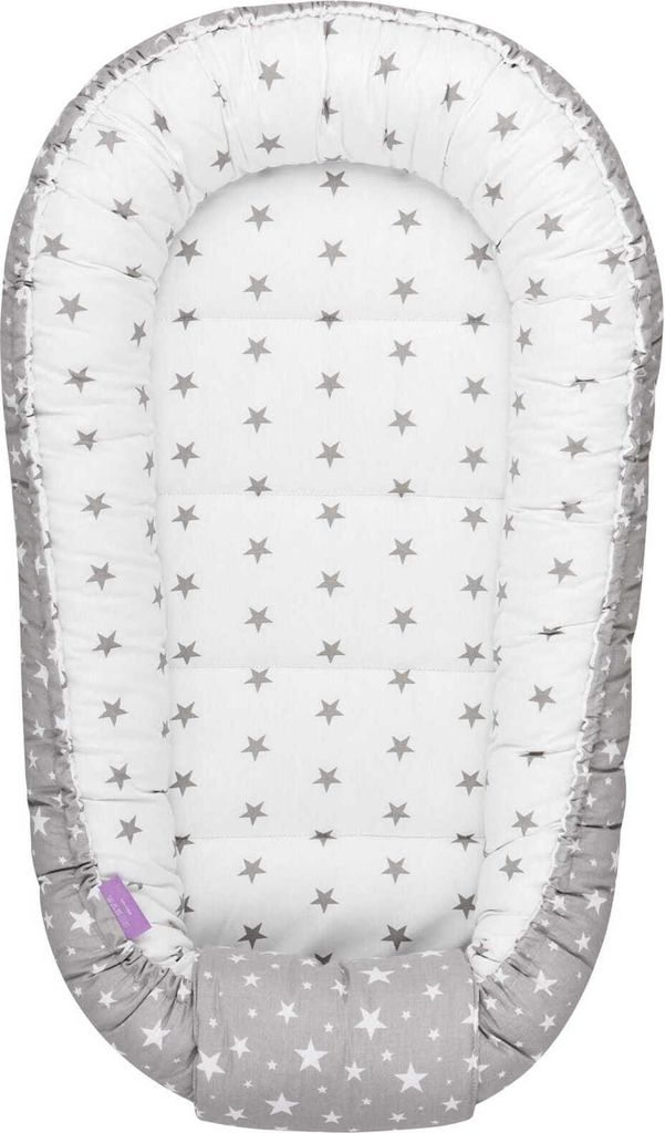 JUKKI® Baby Nestchen 5tlg MINKY SET für Neugeborene [Grey Produktbild 9
