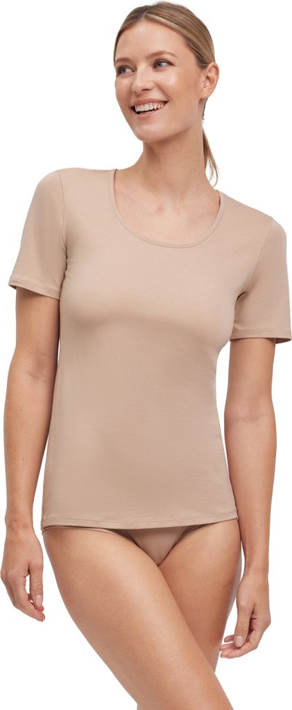FALKE UW T-Shirt CO/EL w 4220 camel XL