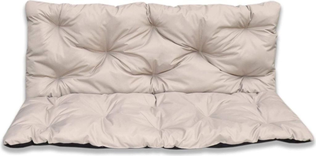 Best for Garden Sitzkissen mit Rückenteil für 2 Personen Bank Bankauflage 100x60x50 cm KOMPLETT in vielen Farben